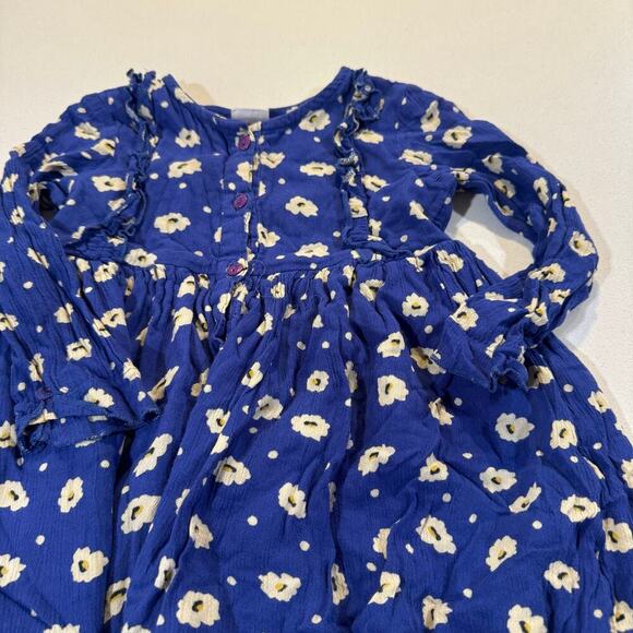 Babyhug Toddler girl 2-3 Y Blue Floral Dress - Picture 6 of 6